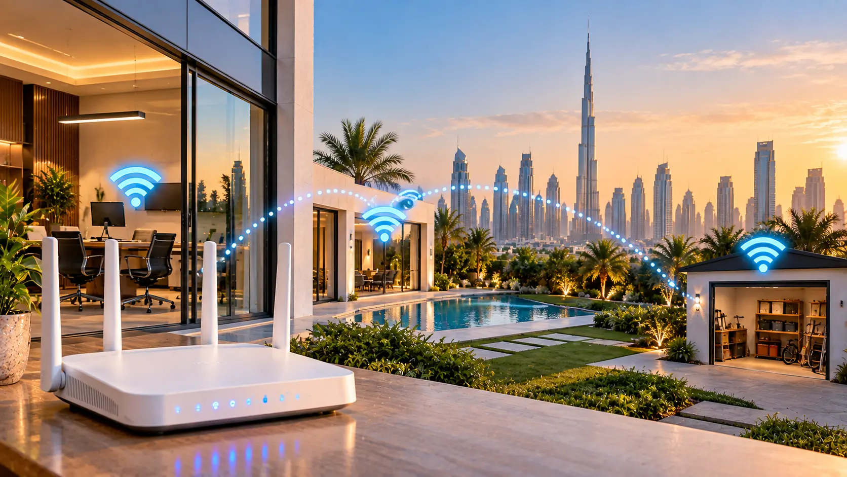 Professional Dubai WiFi Solutions for Homes, Villas, and Businesses