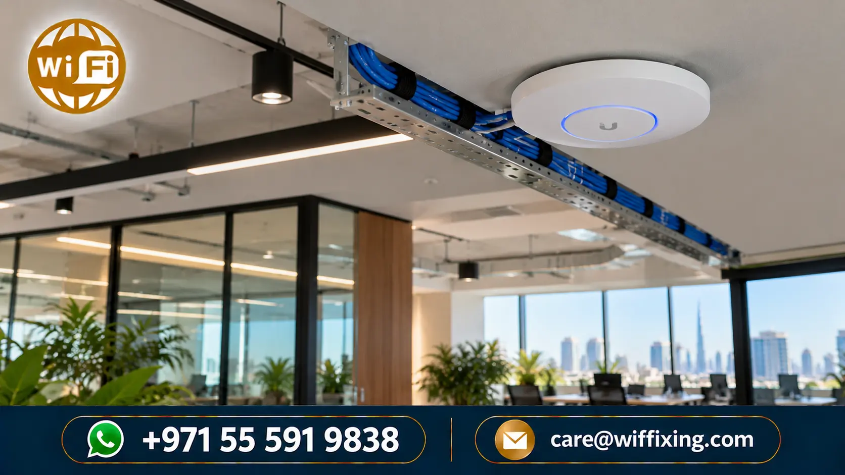 Wireless WiFi Installation Dubai, WiFi Setup Dubai, Home and Office WiFi Installation