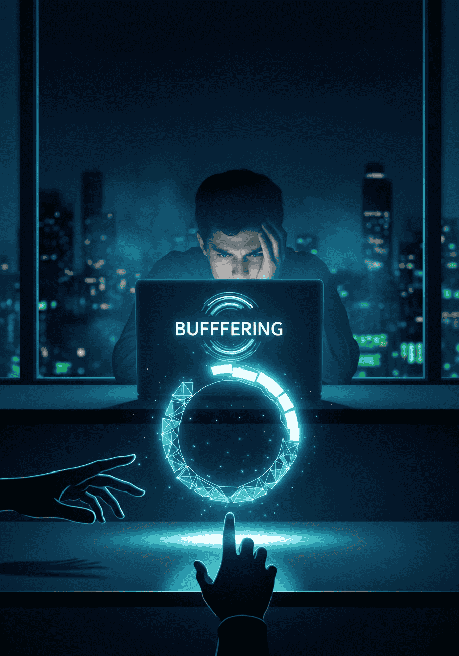 Internet slow at night Dubai,WiFi speed drops evening,Slow internet peak hours UAE,Night time internet problem,WiFi optimization Dubai,Home internet slow at night,Internet Speed Drops at Night