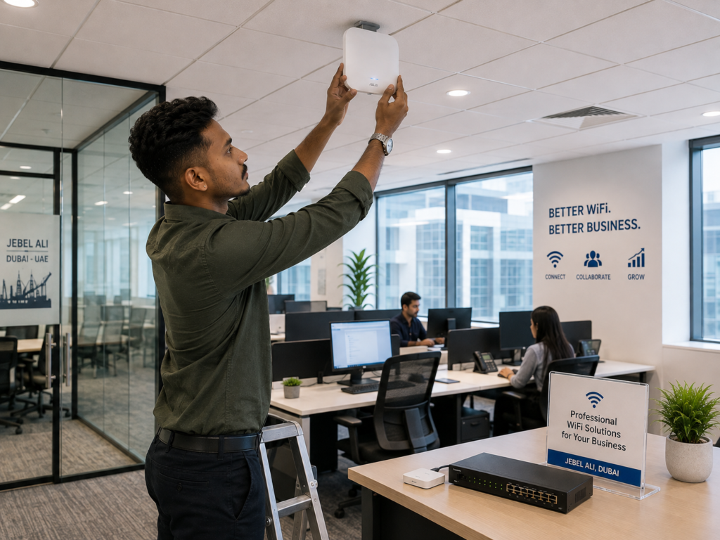 Best WiFi Installation Team in JAFZA