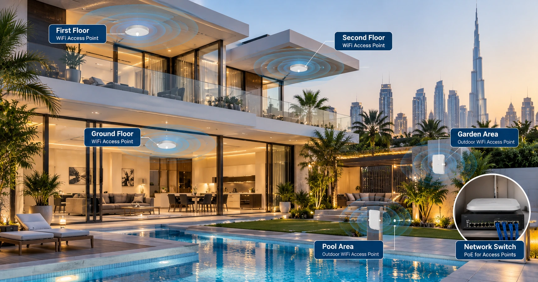 Best WiFi Setup for a Large Villa in Dubai