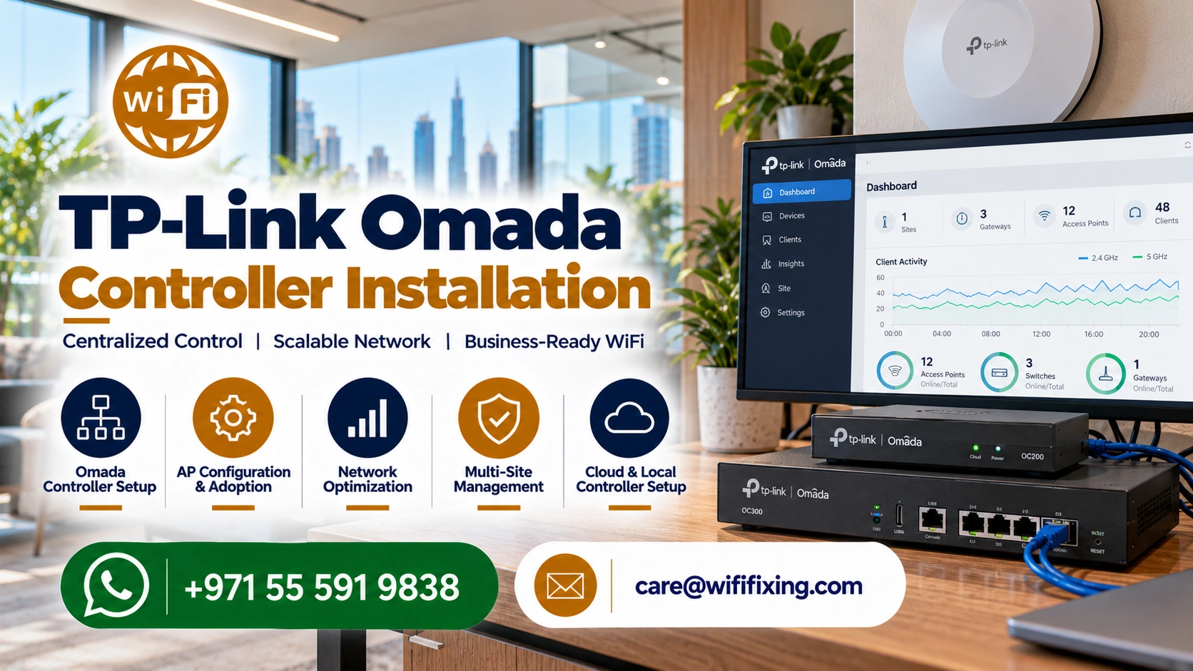 TP-Link Omada Controller Installation UAE Omada Controller Setup UAE TP-Link Omada Controller UAE Omada Controller Configuration UAE Omada Access Point Installation UAE